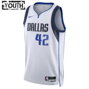 Maillot Enfant Dallas Mavericks Maximilian Kleber 42 Association Edition Blanc Swingman