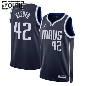 Maillot Enfant Dallas Mavericks Maximilian Kleber 42 Statement Edition Navy Swingman