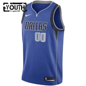 Maillot Enfant Dallas Mavericks Personnalisé Icon Edition Bleu Swingman