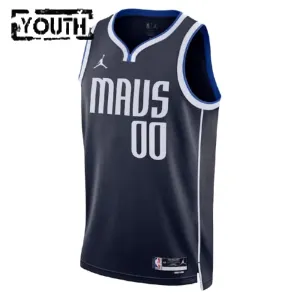 Maillot Enfant Dallas Mavericks Personnalisé Statement Edition Noir Swingman