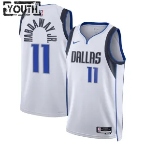 Maillot Enfant Dallas Mavericks Tim Hardaway JR 11 Association Edition Blanc Swingman