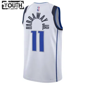 Maillot Enfant Dallas Mavericks Tim Hardaway JR 11 Association Edition Blanc Swingman