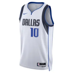 Maillot Homme Dallas Mavericks Dorian Finney-Smith 10 Association Edition Blanc Swingman