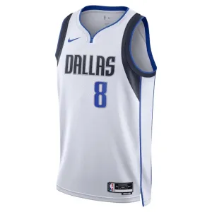 Maillot Homme Dallas Mavericks Josh Green 8 Association Edition Blanc Swingman