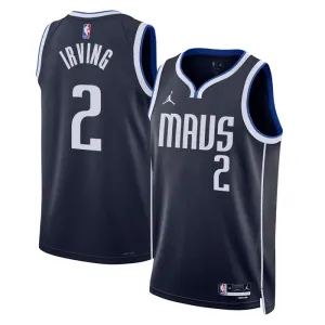 Maillot Homme Dallas Mavericks Kyrie Irving 2 Statement Edition Navy Swingman
