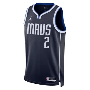 Maillot Homme Dallas Mavericks Kyrie Irving 2 Statement Edition Navy Swingman