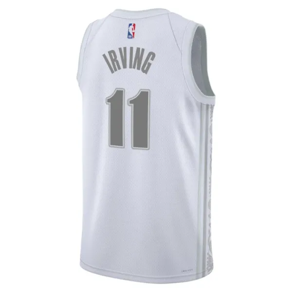 Maillot Homme Dallas Mavericks Kyrie Irving City Edition 2024-25 Blanc Swingman