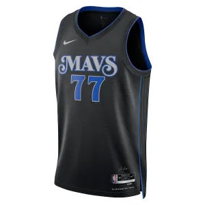 Maillot Homme Dallas Mavericks Luka Doncic City Edition 2023-24 Noir Swingman
