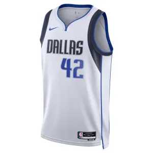 Maillot Homme Dallas Mavericks Maximilian Kleber 42 Association Edition Blanc Swingman