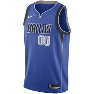 Maillot Homme Dallas Mavericks Personnalisé Icon Edition Bleu Swingman