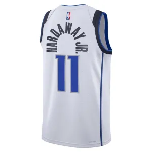 Maillot Homme Dallas Mavericks Tim Hardaway JR 11 Association Edition Blanc Swingman