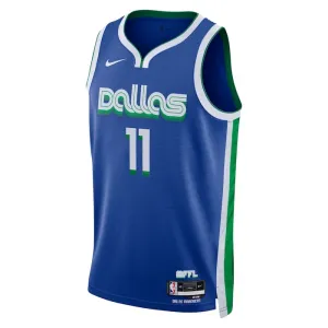 Maillot Homme Dallas Mavericks Tim Hardaway JR 11 City Edition 2022-23 Bleu Swingman