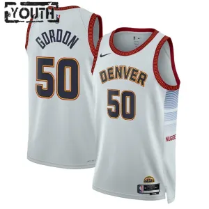 Maillot Enfant Denver Nuggets Aaron Gordon 50 City Edition 2022-23 Gris Swingman