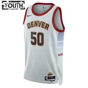 Maillot Enfant Denver Nuggets Aaron Gordon 50 City Edition 2022-23 Gris Swingman