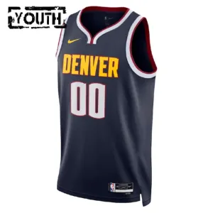 Maillot Enfant Denver Nuggets Personnalisé Icon Edition Noir Swingman