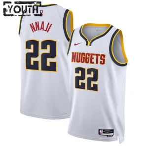 Maillot Enfant Denver Nuggets Zeke Nnaji 22 Association Edition Blanc Swingman