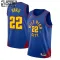 Maillot Enfant Denver Nuggets Zeke Nnaji 22 Statement Edition Bleu Swingman