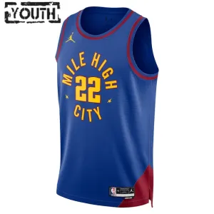 Maillot Enfant Denver Nuggets Zeke Nnaji 22 Statement Edition Bleu Swingman