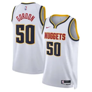 Maillot Homme Denver Nuggets Aaron Gordon 50 Association Edition Blanc Swingman