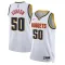 Maillot Homme Denver Nuggets Aaron Gordon 50 Association Edition Blanc Swingman