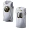 Maillot Homme Denver Nuggets Limited Personnalisé Golden Edition Blanc Swingman