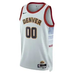 Maillot Homme Denver Nuggets Personnalisé City Edition 2022-23 Blanc Swingman