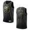 Maillot Homme Denver Nuggets Personnalisé Golden Edition Noir Swingman