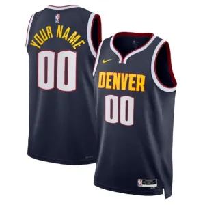 Maillot Homme Denver Nuggets Personnalisé Icon Edition Noir Swingman
