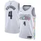 Maillot Homme Denver Nuggets Russell Westbrook City Edition 2024-25 Blanc Swingman