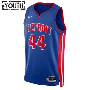 Maillot Enfant Detroit Pistons Bojan Bogdanovic 44 Icon Edition Bleu Swingman