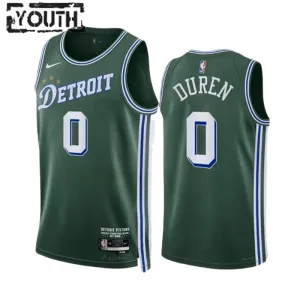 Maillot Enfant Detroit Pistons jalen duren 0 City Edition 2022-23 Vert Swingman Maillot Enfant Detroit Pistons jalen duren 0 City Edition 2022-23 Vert Swingman