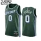 Maillot Enfant Detroit Pistons jalen duren 0 City Edition 2022-23 Vert Swingman
