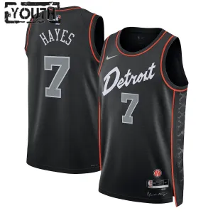 Maillot Enfant Detroit Pistons Killian Hayes City Edition 2023-24 Noir Swingman
