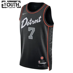 Maillot Enfant Detroit Pistons Killian Hayes City Edition 2023-24 Noir Swingman