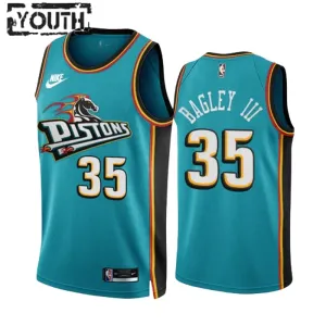 Maillot Enfant Detroit Pistons Marvin Bagley III 35 Classic Edition 2022-23 Teal Swingman Maillot Enfant Detroit Pistons Marvin Bagley III 35 Classic Edition 2022-23 Teal Swingman