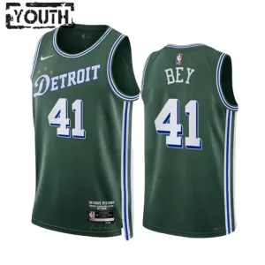Maillot Enfant Detroit Pistons Saddiq Bey 41 City Edition 2022-23 Vert Swingman Maillot Enfant Detroit Pistons Saddiq Bey 41 City Edition 2022-23 Vert Swingman