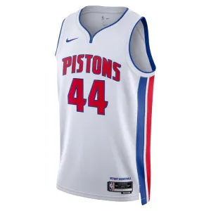 Maillot Homme Detroit Pistons Bojan Bogdanovic 44 Association Edition Blanc Swingman