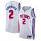 Maillot Homme Detroit Pistons Cade Cunningham 2 Association Edition Blanc Swingman