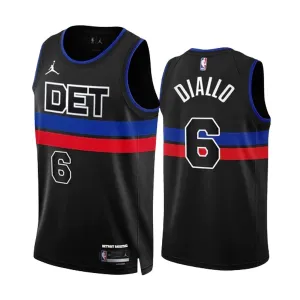 Maillot Homme Detroit Pistons Hamidou Diallo 6 Statement Edition Noir Swingman Maillot Homme Detroit Pistons Hamidou Diallo 6 Statement Edition Noir Swingman