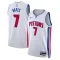 Maillot Homme Detroit Pistons Killian Hayes 7 Association Edition Blanc Swingman