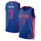 Maillot Homme Detroit Pistons Killian Hayes 7 Icon Edition Bleu Swingman