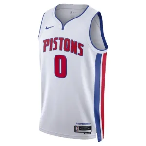 Maillot Homme Detroit Pistons Personnalisé Association Edition Blanc Swingman