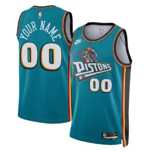 Maillot Homme Detroit Pistons Personnalisé Classic Edition 2022-23 Teal Swingman
