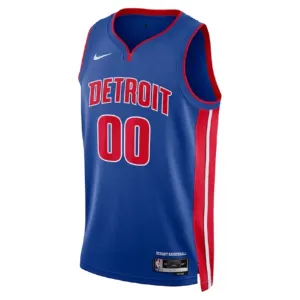 Maillot Homme Detroit Pistons Personnalisé Icon Edition Bleu Swingman