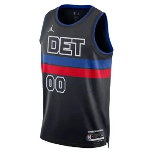 Maillot Homme Detroit Pistons Personnalisé Statement Edition Noir Swingman