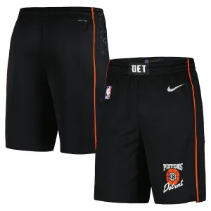 Short Homme Detroit Pistons City Edition 2023-24 Noir Swingman