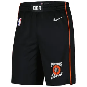 Short Homme Detroit Pistons City Edition 2023-24 Noir Swingman