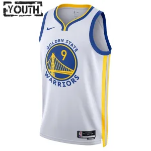 Maillot Enfant Golden State Warriors Andre Iguodala 9 Association Edition Blanc Swingman