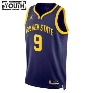 Maillot Enfant Golden State Warriors Andre Iguodala 9 Statement Edition Bleu Swingman