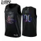 Maillot Enfant Golden State Warriors HWC Iridescent Edition Personnalisé Noir Swingman